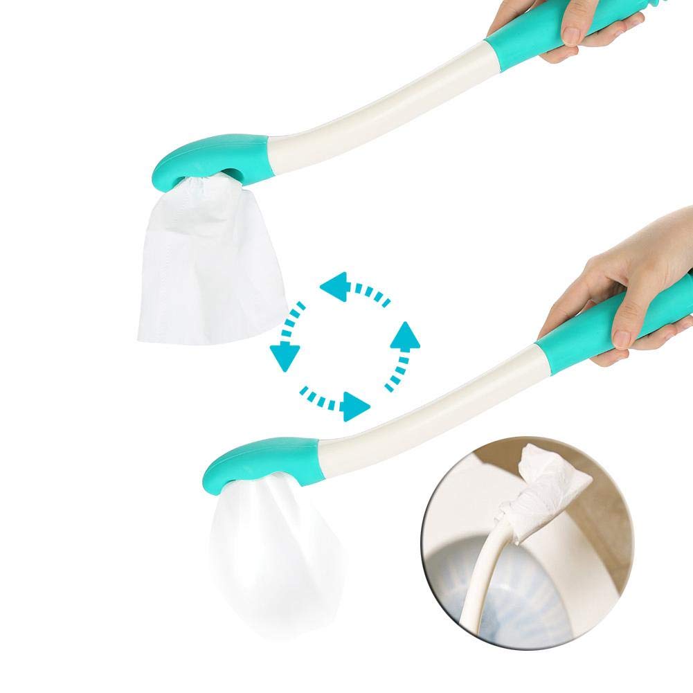 Toilet Aids Tools, Bottom Wiper, Long Handle Beautymisc Holder Toilet Paper Tissue Grip Stehlager 15Mm Innendurchmesser For Toilet Tissue Aids Self Wipe Aid Helper - NewNest Australia