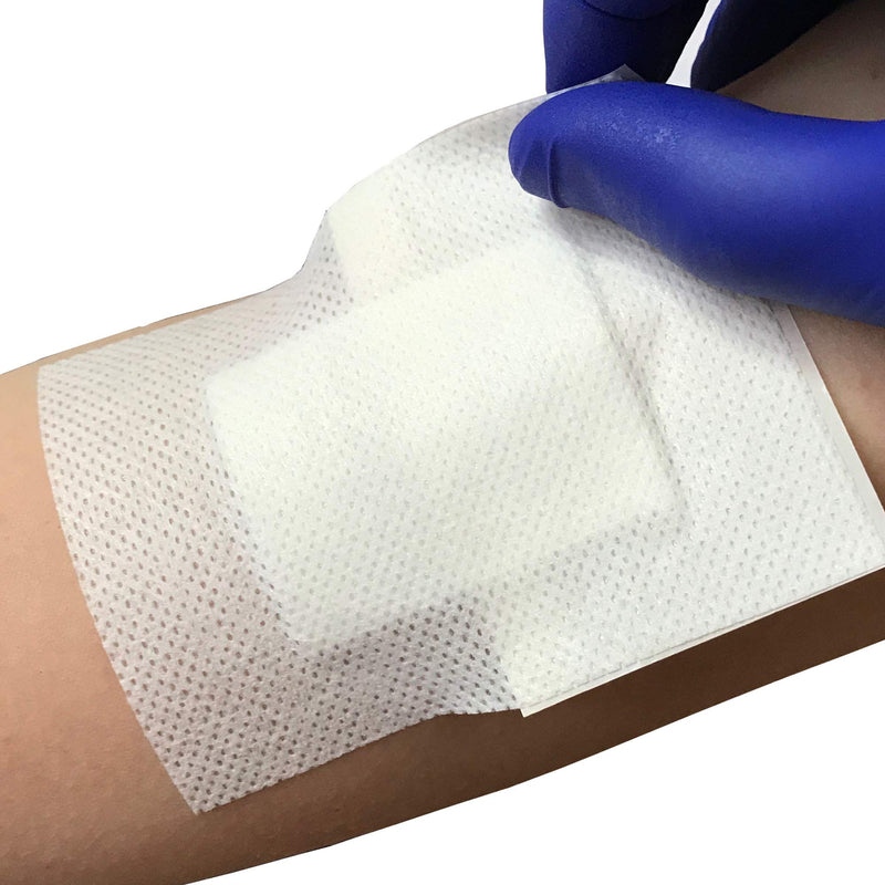 Pack of 10 Cutiderm Adhesive Sterile Wound Dressings - Suitable for cuts and grazes, Diabetic Leg ulcers, venous Leg ulcers, Small Pressure sores (80mm x 100mm) - NewNest Australia