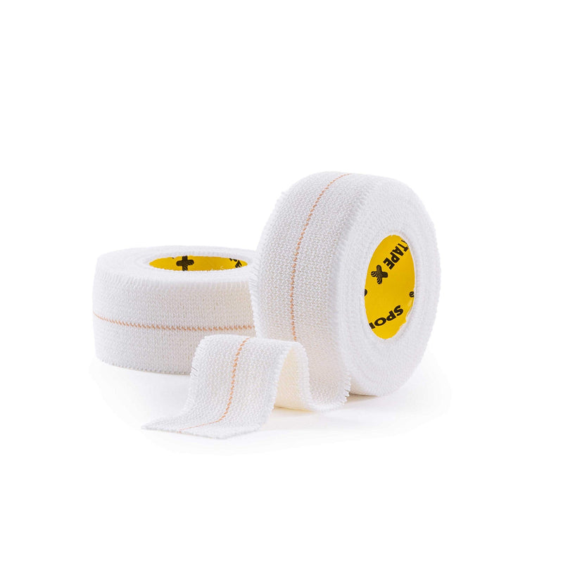 SPORTTAPE EAB Fabric Strapping Tape - 2.5cm x 4.5m | Thumb Tape, Rugby Finger & Toe Tape | Non Tear Elastic Adhesive Bandage Tape, Strapping Tape for Sport and Medical Use - Single Roll - NewNest Australia