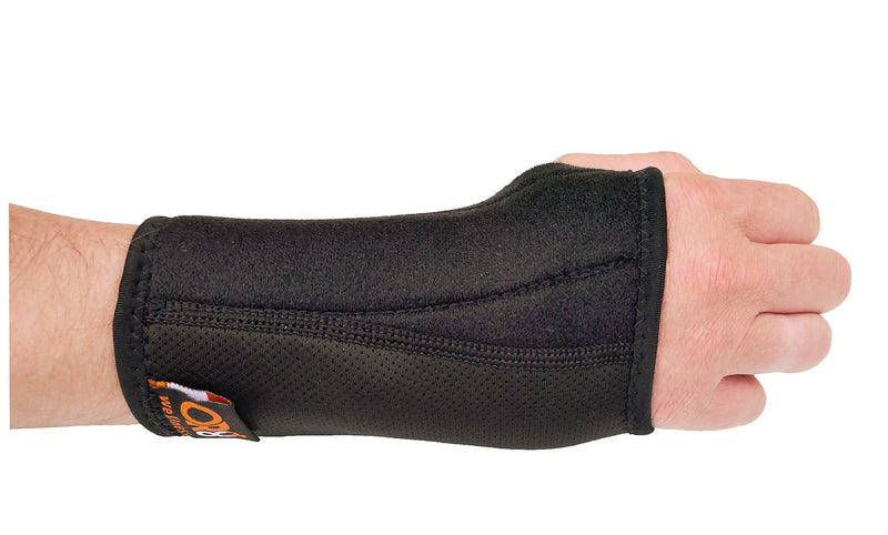 Universal Wrist Brace Breathable Support Splint Carpal Tunnel Arthritis Tendonitis Fits Right or Left Hand Adjustable Design One Size Fits All Outdoor Sports Fitness Black - NewNest Australia