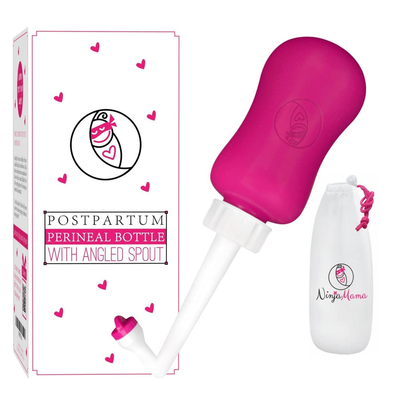Perineal Bottle for Postpartum Care - Portable Bidet with Angled Spout for Post Partum Pain Relief - Postpartum Essentials for Hospital Bag Maternity Essentials - NewNest Australia