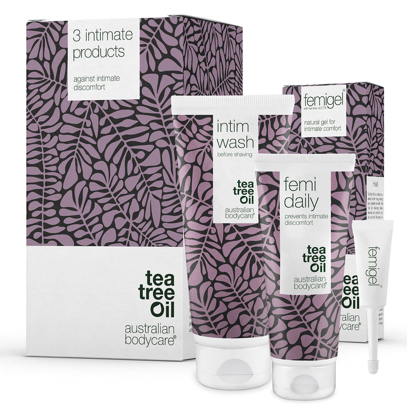 3 Products for Intimate Care | Helps Reduce Dryness, Itching & Redness | Inside The kit: Intim Wash 200ml + Femi Daily 100ml + Femigel 5x5ml | Australian Bodycare 3 Count (Pack of 1) - NewNest Australia