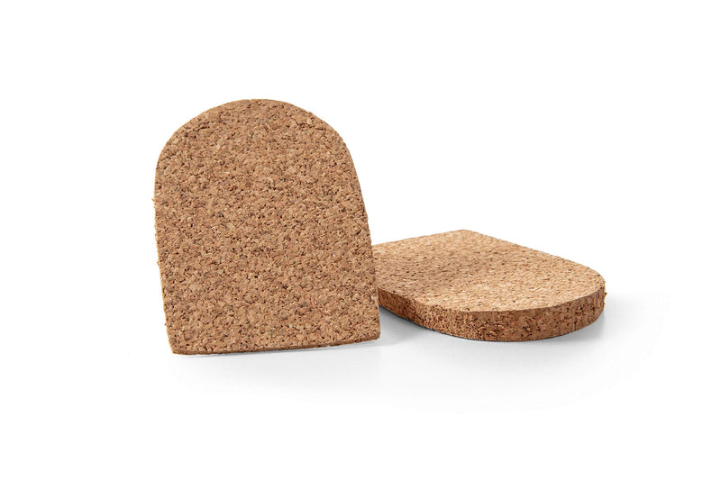Kaps Natural Cork Heel Lift Support With Self-Adhesive Backing, Shock Absorbing Helps With Achilles Tendonitis Heel Spurs Heel Pain, Women / UK 2-7 / EUR 35-40, Beige - NewNest Australia