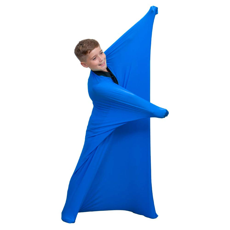 Sensory Sox Stretchy Body Socks Full-Body Wrap to Relieve Stress, Hyposensitivity Great for Boys, Girls with Autism, Anxiety (Large 56"x27", Blue) Large 56"x27" - NewNest Australia