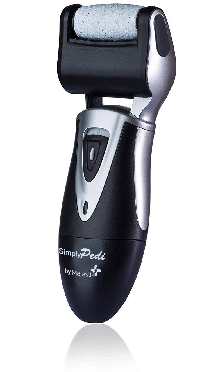 Electric Rechargeable Hard Skin Remover - Pedicure Foot File, Professional 3X Powerful Callus Remover for Dead Hard Cracked Skin, Coarse and Fine 2 Extra Rollers & Charging USB - NewNest Australia