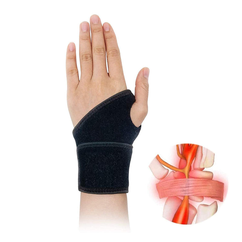 Hually Wrist Support, Adjustable Wrist Brace for Men and Women, wrist wraps One Size Fits all, Breathable and Comfortable Wrist Straps Support for Bench Press, Weightlifting, gym, Sports etc - NewNest Australia