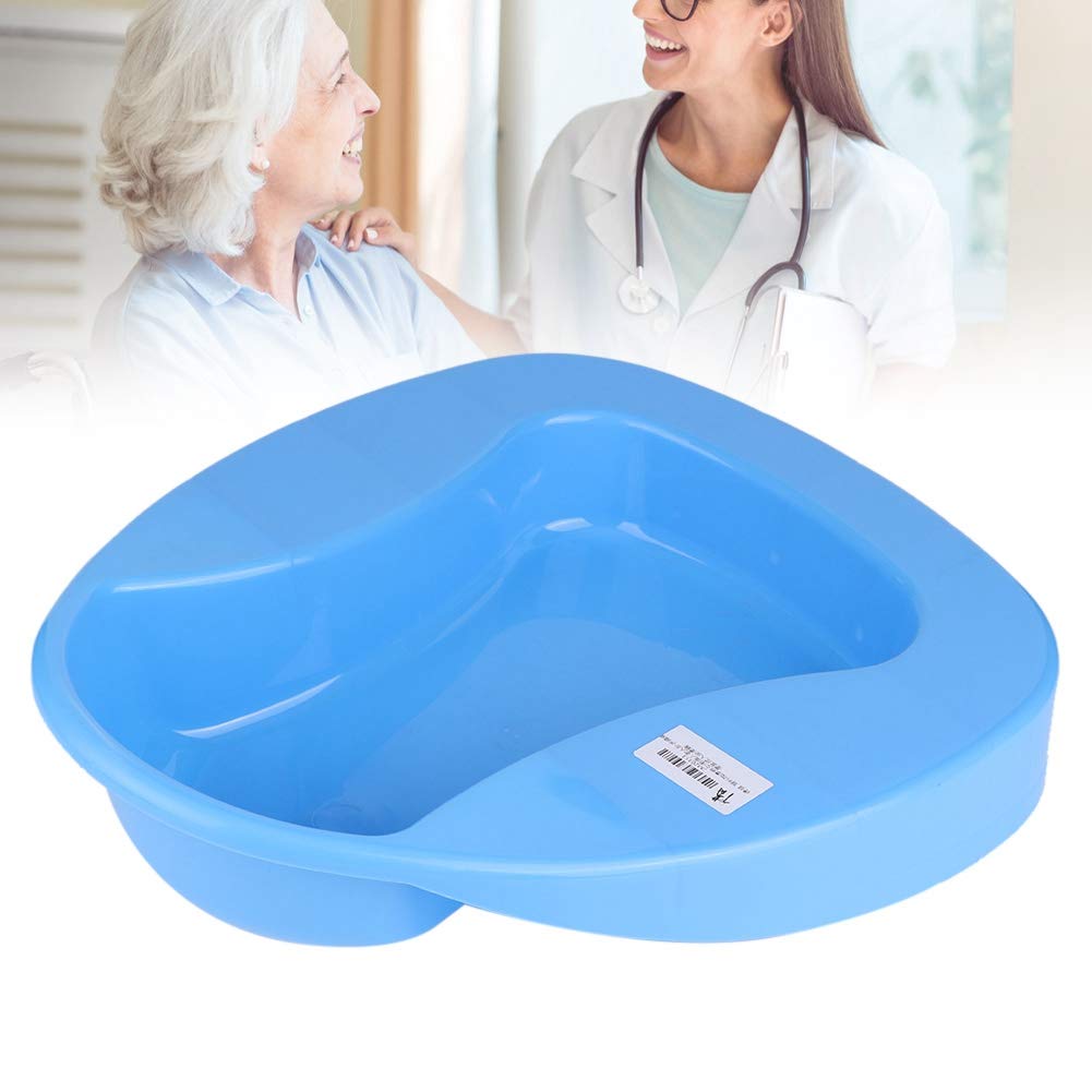 Bedpan, Blue Heavy Duty Bedpan, Firm Thick Plastic Stable Potty Healthcare Bedpan for Elderly People Pregnant Women Children Bed Bound Patient Health Economy Bedpan (Hospital & Household) - NewNest Australia