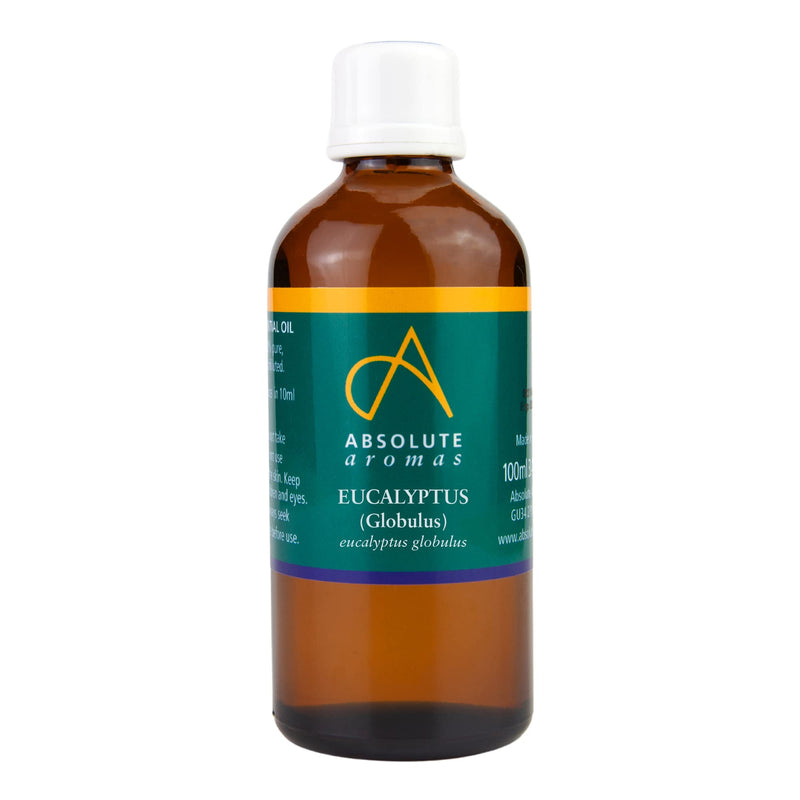 Absolute Aromas Eucalyptus Essential Oil 100ml - 100% Pure, Natural and Undiluted - an Antiseptic and Antibacterial Oil to Soothe and Clear - for use in Diffusers and Aromatherapy - NewNest Australia