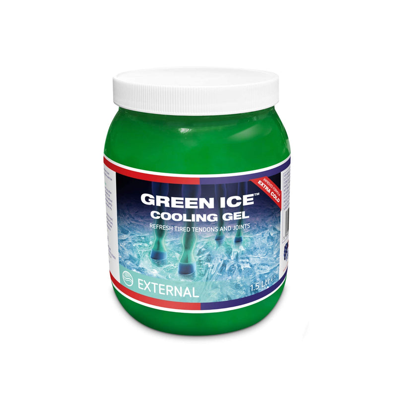 Equine America Green Ice Cooling Gel | Premium Ready To Use Horse & Pony Skin Care | Joint & Muscle Tension Relief | 1.5 Litre - PawsPlanet Australia