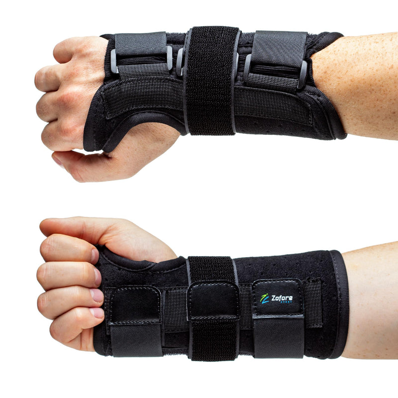 Carpal Tunnel Wrist Support Brace with Metal Splint Stabilizer by Zofore - Helps Relieve Tendinitis Arthritis Carpal Tunnel Pain - Reduces Recovery Time for Men Women- Right (L/XL) Right Hand L/XL - NewNest Australia
