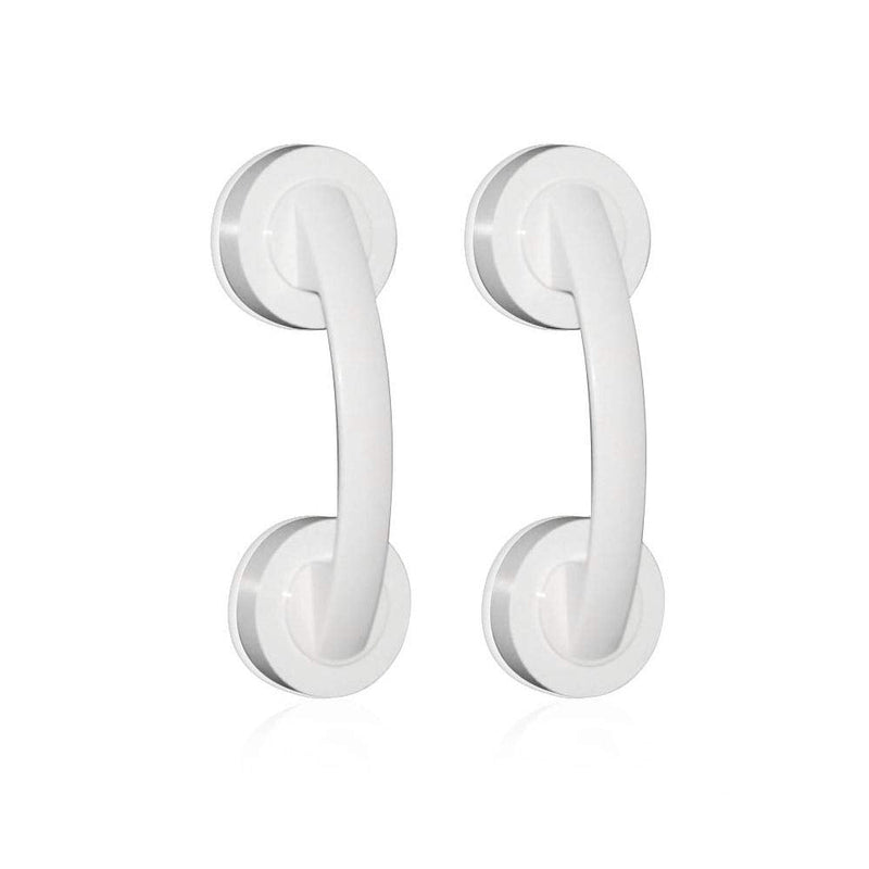 KtdaysB Suction Cup Grab Bar 2PCS Bathroom Anti-Slip Safety Suction Grab Rails Portable Mobility Handle with Super Strong Suction Cup for Shower Room Window Door Drawer Cabinet - NewNest Australia