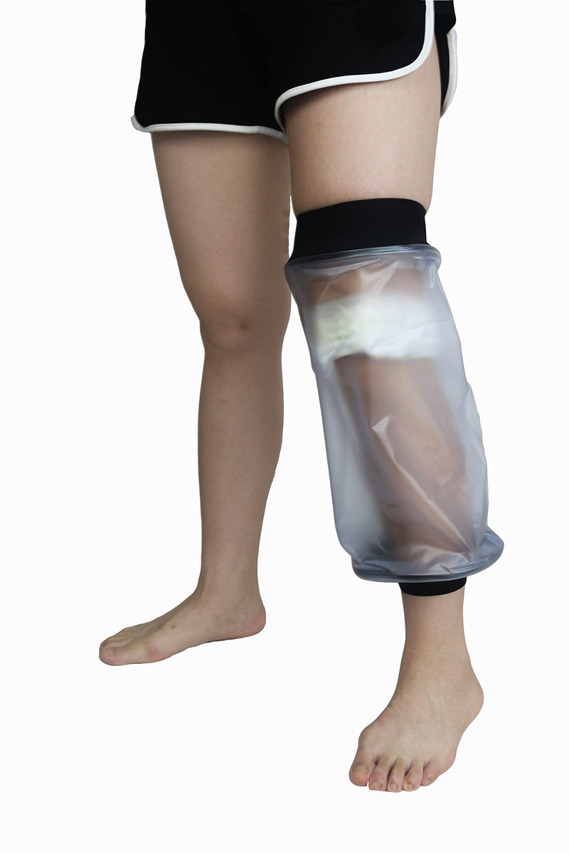 HKF HO KI HO Waterproof Protectors Dressing Cover for Shower,Cast Protector for Adults Knee,Adult Broken Knee Wound Burns Cast Cover with Waterproof Seal Protection,Lightweight Reusable. - NewNest Australia