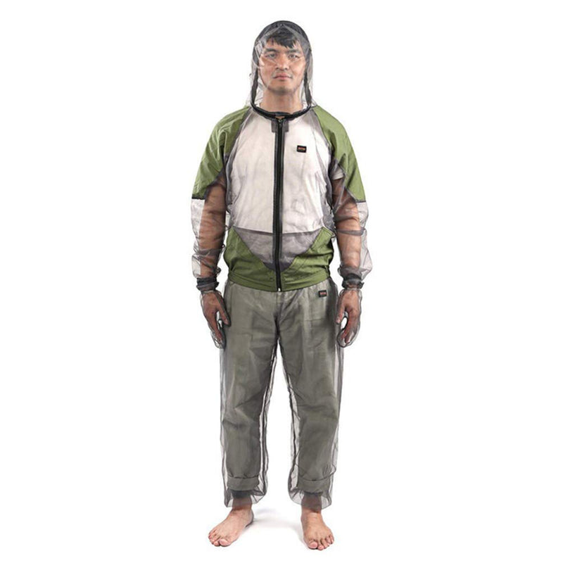 BESPORTBLE Professional Outdoor Mosquito Suit, 1Set Breathable Mesh Jacket with Hood and Pants - Net Clothing Protection from Bugs, Flies, Gnats, No-See-Ums & Midges 70.0 Centimetres L - NewNest Australia