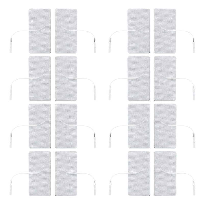 Med-Fit TENS Self-Adhesive Pads - 16 Pads (4 Packs) - Long-lasting 5cm x 10cm TENS pads - For Pain Relief & Pain Management - Ideal for Back, Muscle & Joint Pain - Compatible with Most TENS Machines - NewNest Australia