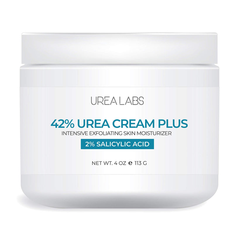 UREA LABS 42% Urea Cream Plus w/ 2% Salicylic Acid, 150mL Highest Potency Intensive Exfoliating Foot Cream Corn & Callus Remover Anti-fungal Skin Moisturizer to Soften Calluses, Damaged Skin & Nails - NewNest Australia