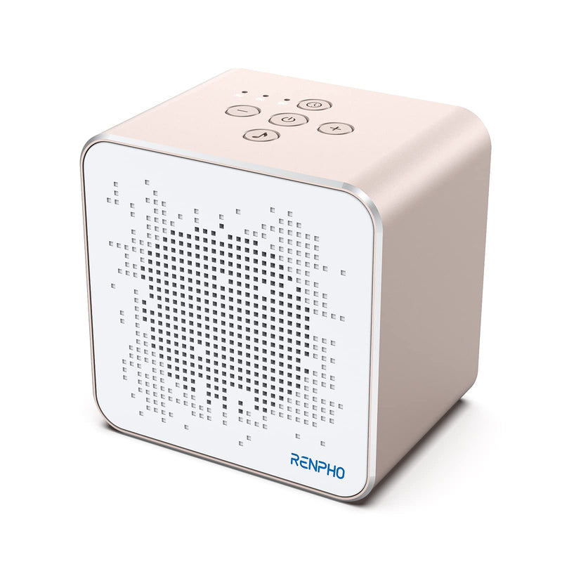 White Noise Machine, RENPHO Sound Machine for Sleeping Baby/Adult with 36 Soothing Natural Sounds, Timer&Memory Functions, Privacy Noise Cancelling for Office, Portable for Nursery Home Travel White - NewNest Australia