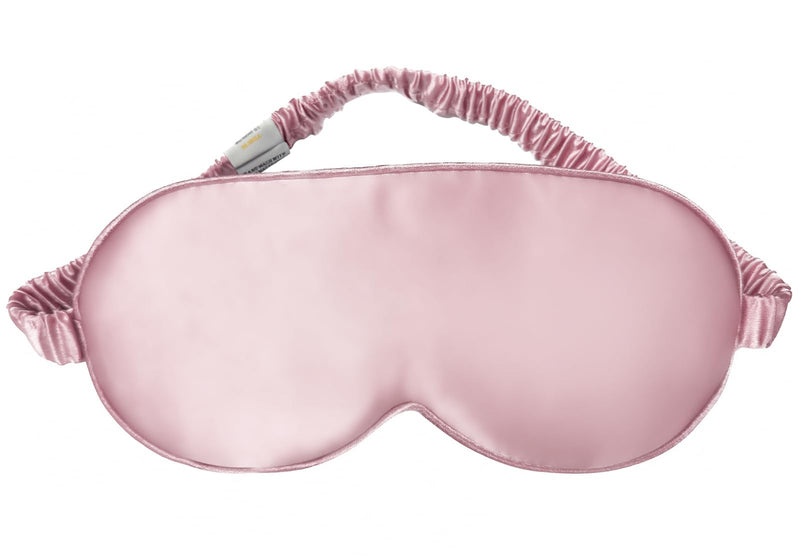 Sleep Mask,Silk Eye Mask for Sleeping Women/Men/Girls,19 Momme Both Sides 100% Pure Mulberry Silk Blackout Anti-Allergy Blindfold with Elastic Strap for Night,Travel,Nap,Meditation (Pink) Pink - NewNest Australia