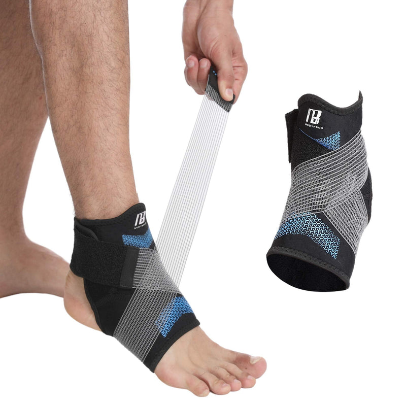 Ankle Brace for Women and Men, Ankle Support with Adjustable Compression Strap for Sprained Ankle, Injury Recovery and More! (Small) S (Pack of 1) - NewNest Australia