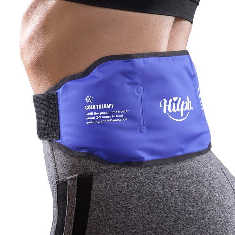 Hilph Ice Pack for Back Pain Relief, Reusable Lower Back Ice Pack Hot Cold Therapy, Lumbar Ice Pack for Back Injuries, Sciatic Nerve, Herniated or Degenerative Disc, Coccyx, Tailbone Pain - NewNest Australia