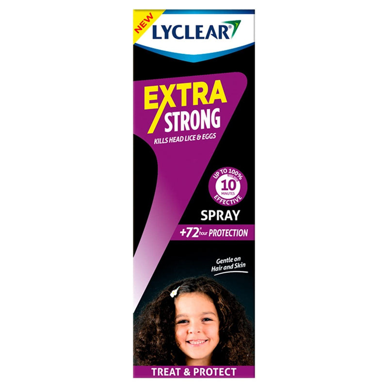 Lyclear Express Treat & Protect Spray - Kills Head Lice & Eggs – Effective in Just 5 minutes on Head Lice & Helps Protect for up-to 72 hours* – 100ml Spray Format - NewNest Australia