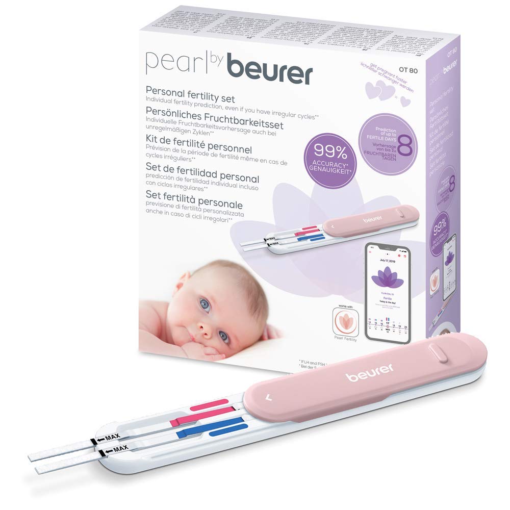 Pearl by Beurer Fertility Tracker, Fertility Monitor For Natural Family Planning, Track Your Cycle And Calculate Your Ovulation Up To 8 Fertile Days - NewNest Australia