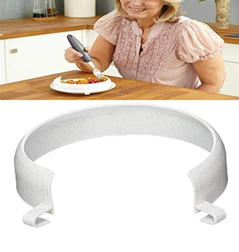 Plate Food Guard for Parkinson Patient, Clip-On Spill Prevention Scooping Food Dining Aid Assistant, Eating Easier for Disabled, Elderly, Handicapped and Stroke - NewNest Australia