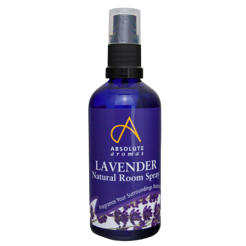 Absolute Aromas Natural Lavender Room Spray with Pure Lavender Essential Oil 100ml - A Light, Crisp and Calming Aroma - 100% Pure, Natural, Vegan, Undiluted and Cruelty-Free - NewNest Australia