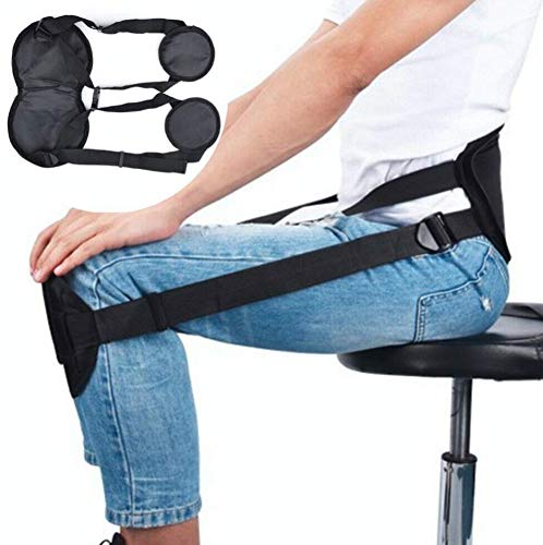 Posture Support GENERISE ‘No Hunch’ Posture Corrector - Seated Lower Back Brace with Adjustable Posture Strap for Additional Posture Support to Improve Back Posture and Reduce Lumbar Pain - NewNest Australia