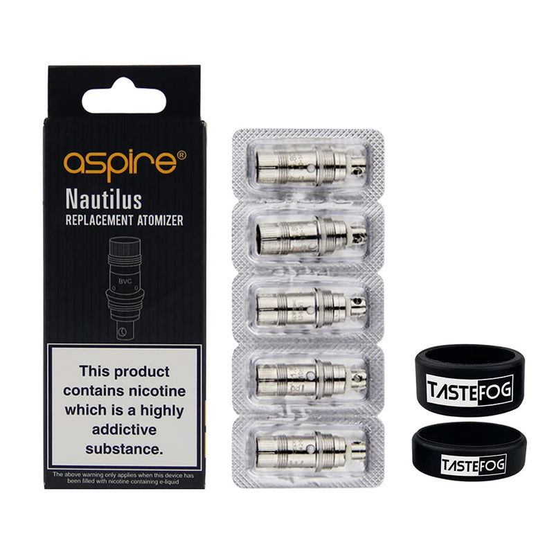 Aspire Nautilus Coils 1.6 ohm BVC Replacement Atomizer for Aspire Nautilus GT Mini 2 2S K3 Tank Premium Zelos 2.0 Nautilus GT AIO K3 Starter Kit 5pcs/Pack 1.6Ω - NewNest Australia