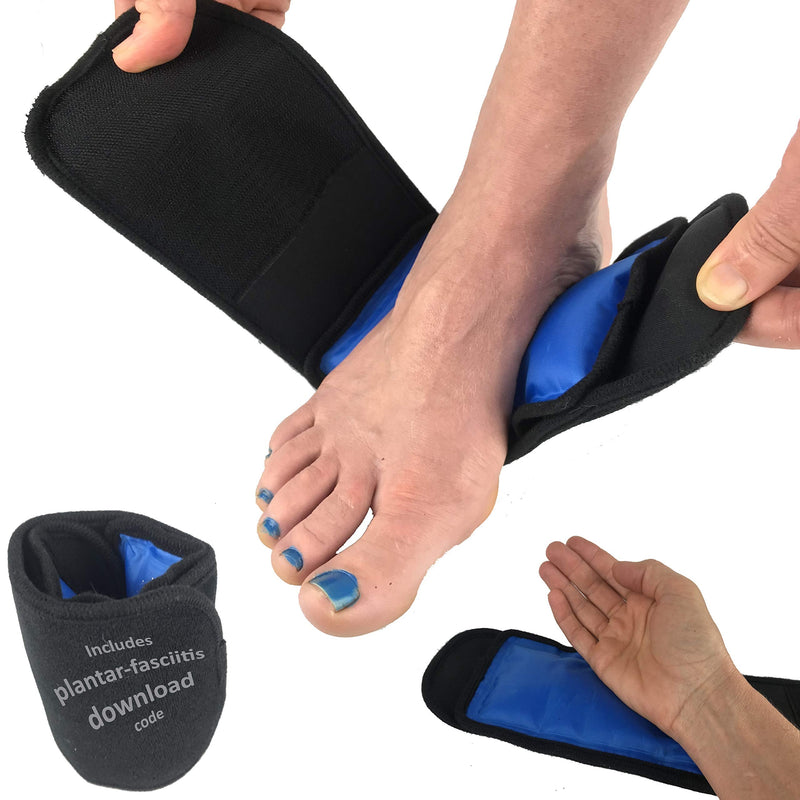 gr8ful® Gel Ice Pack | Sports Injuries, Pain & Swelling | Reusable Hot/Cold Therapy Wrap for Plantar Fasciitis, Sprains & Achilles Tendonitis (Foot, Ankle, Wrist & Elbow treatment) Adults or kids - NewNest Australia