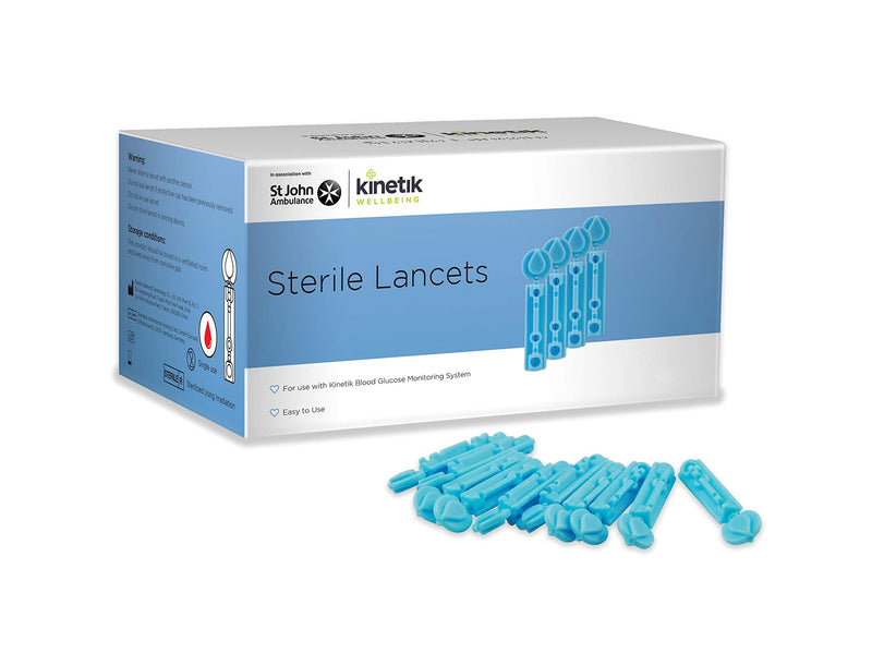 Kinetik Wellbeing Sterile Lancets (Pack of 200) – Used by The NHS – in Association with St John Ambulance – Lancets Available on Prescription - NewNest Australia