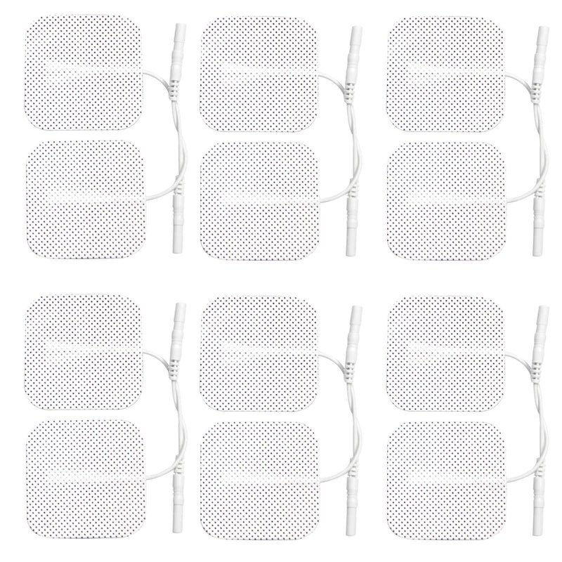 Med-Fit 1 Tens Pads 12 Pads 3 Packs of The Highest Quality Extra Long-Lasting self-Adhesive Tens Pads Size 5cm x 5cm 2"x 2" Med-Fit Pads use Patented Hydrogel for Guaranteed Long Life. - NewNest Australia