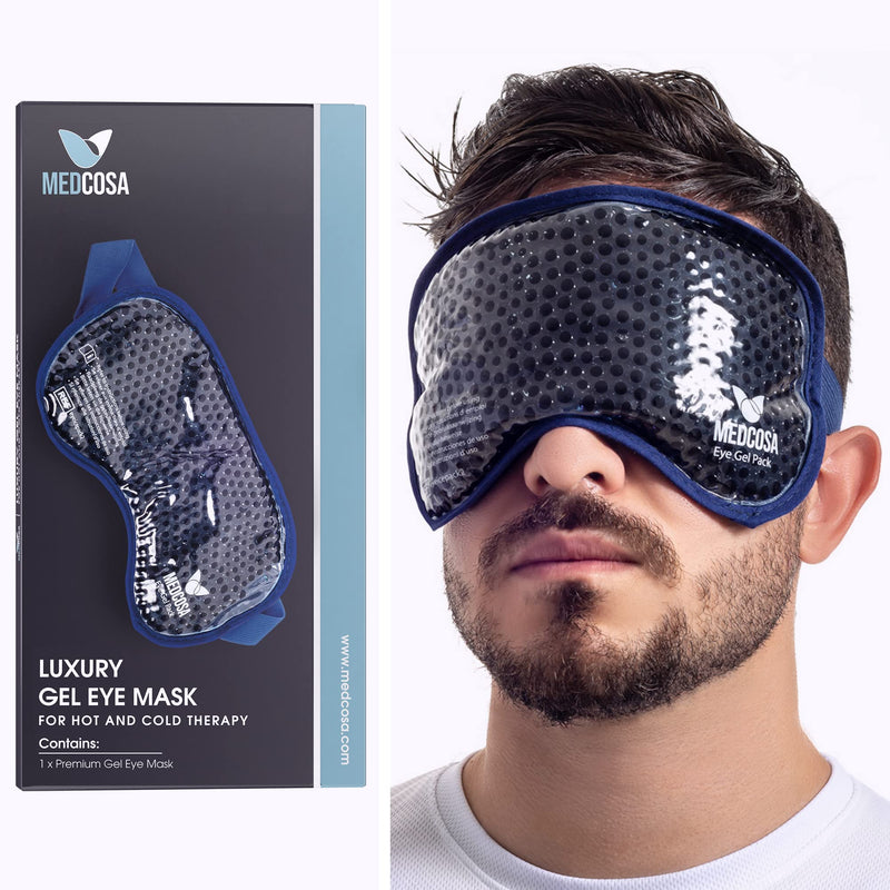 Medcosa Eye Ice Pack | Cool & Soothe Your Tired Eyes with Our Cold Gel Mask | Cooling Pain Relief for Puffy Eyes, Aiding Migraines & Aiding Sleeping - NewNest Australia