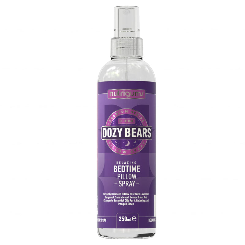DOZYBEARS The Ultimate Bedtime Pillow Spray 250ml | Calming and Relaxing Pillow Mist with Soothing scents of Lavender, Lemon Balm, Chamomile, Sandalwood and Bergamot - NewNest Australia