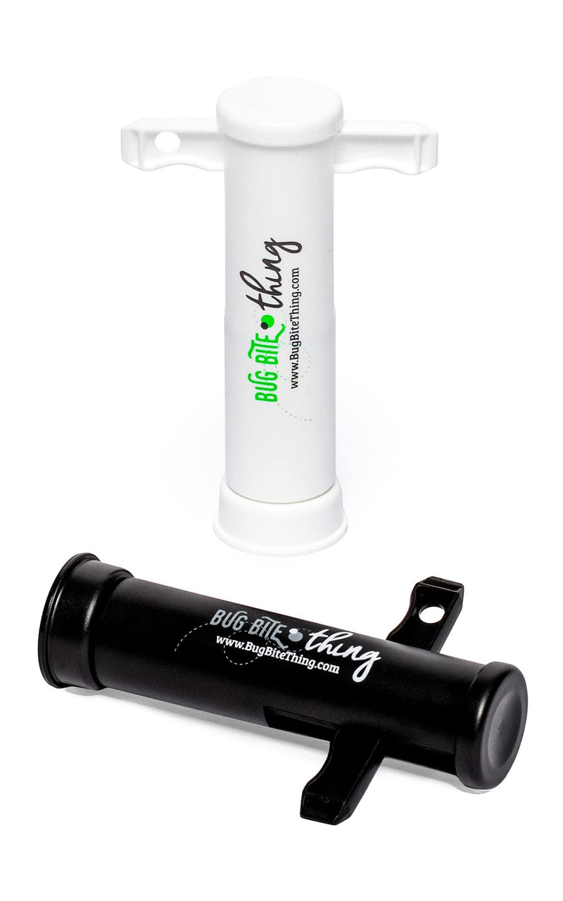 Bug Bite Thing | Suction Aid, Poison Remover - Insect Bites and Bee/Wasp Stings | Chemical Free Natural Relief Against Insect Bites | Family Value Bundle (2-Pack) | Black & White - NewNest Australia