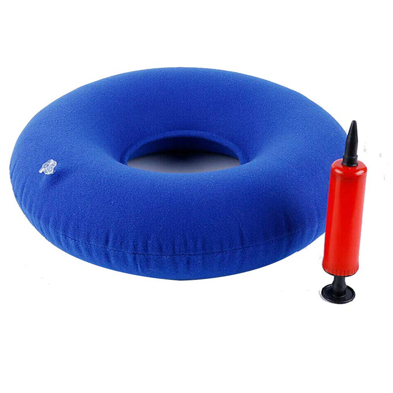 Seat Cushions Inflatable Seat Cushion Pillow Ring Cushion Doughnut Reduce Pressure on The User's Sciatic Nerve for Everyone (38x38) Polyester Blue - NewNest Australia