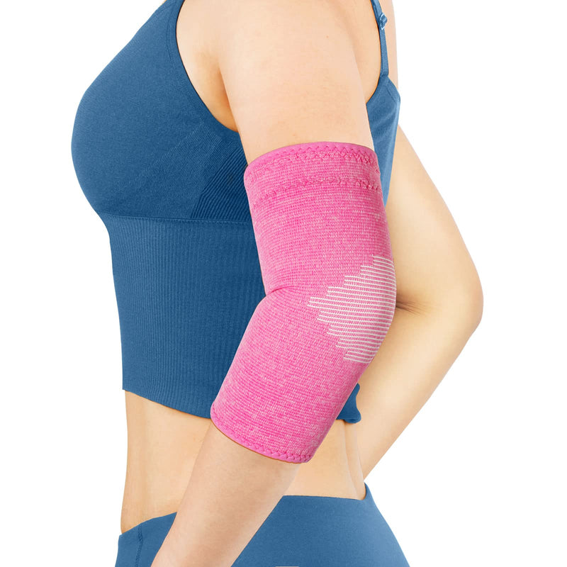 AVIDDA Elbow Support for Women (Single Sleeve), Antislip Elbow Compression Sleeves Elbow Brace, Relief from Tennis, Golfers Elbow and Other Elbow Conditions, Pink M 1 - NewNest Australia