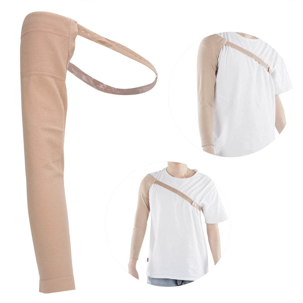 Post Mastectomy Compression Sleeve, Elastic Lymphedema Sleeve Arm Swelling Arm Lymphedema Edema Arm Support Brace for Preventing Arm Lymphedema and Other Symptoms(M) M - NewNest Australia