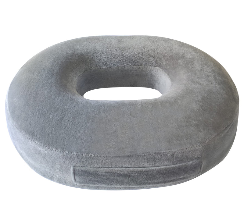 Ecosafeter Orthopedic Ring Memory Foam Cushion - Donut Cushion for Relief of Haemorrhoids and Piles, Coccyx Pain, Suitable for Wheelchair, Car Seat, Office Or Outdoor Grey - NewNest Australia