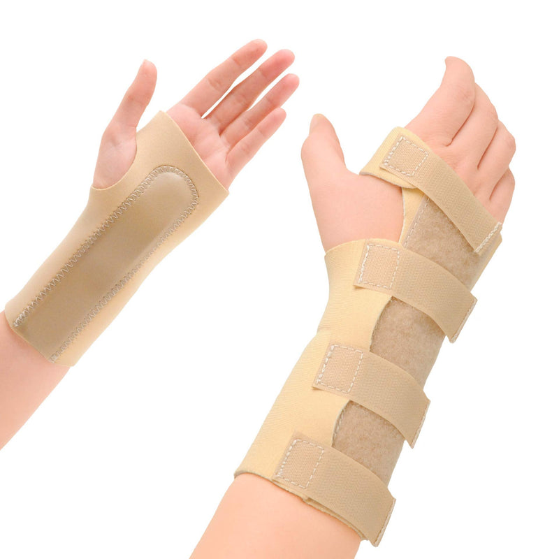 Express Orthopaedic® - Medically Approved Neoprene Wrist Support Splint With Palm Stay & Grip Tab Fastenings - Carpal Tunnel, RSI, Arthritis (MED - Wrist Circ:15-17cm, LEFT) MED - Wrist Circ:15-17cm - NewNest Australia