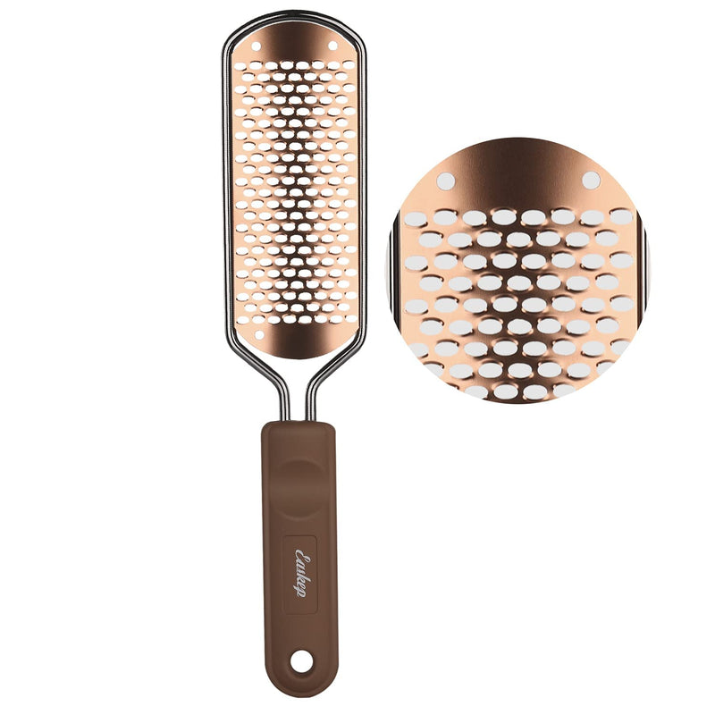 Easkep Foot File Foot Pedicure Tool, Stainless Steel Foot Scrubber Foot File Dead Skin Remover for Hard Skin and Dry Cracked Feet Scraper Classic - NewNest Australia