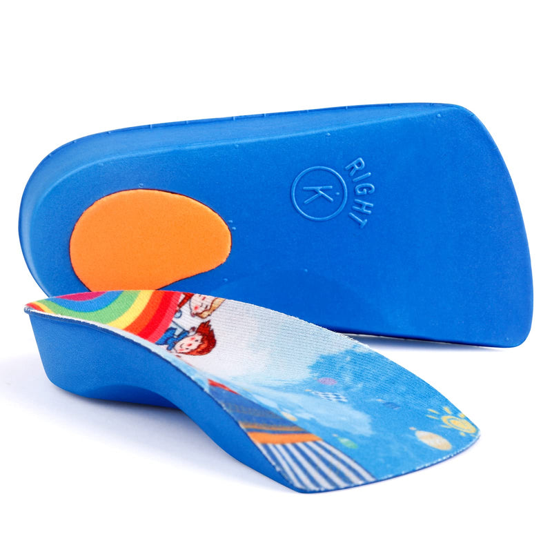 3/4 Length Insoles for Kids, Orthotic Kids Insoles Arch Support Childrens Insoles for Kids’ Flat Feet, Plantar Fasciitis, Pronation, Heel Pain 8.5-10.5 UK Child - NewNest Australia