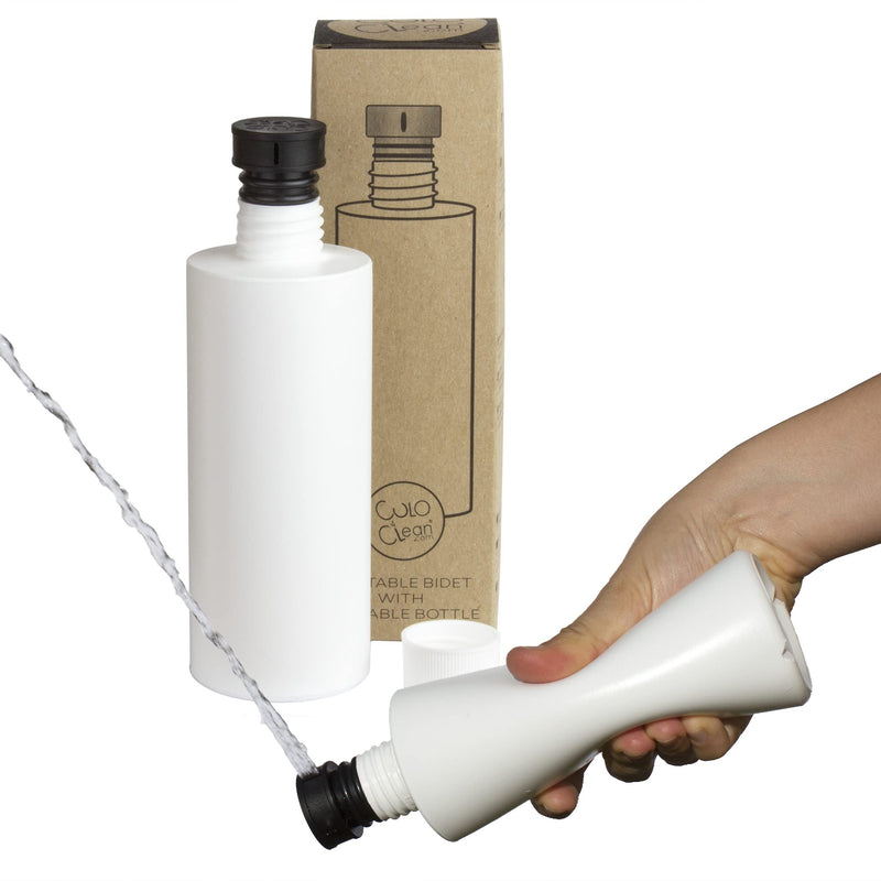 CuloClean Portable Bidet for Toilet or Travel (Black). Peri Bottle for Men and Women. Handheld Spray. Bath Essentials (CuloClean + Bottle, 1pcs Black) CuloClean + Bottle - NewNest Australia