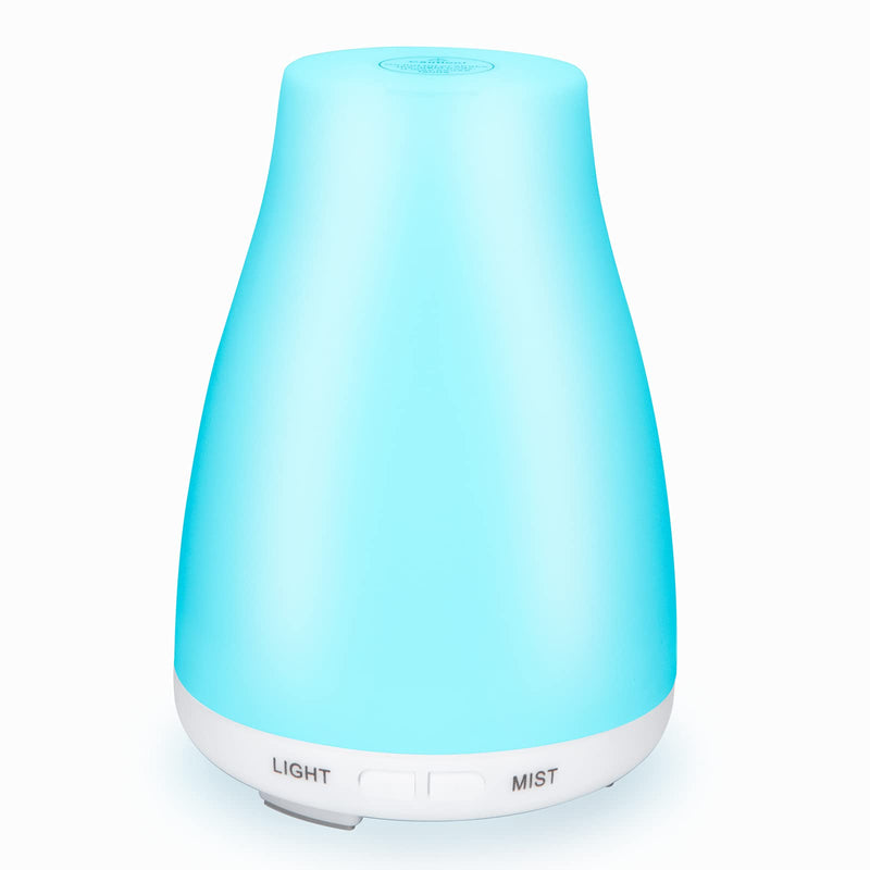 100ML Essential Oil Diffuser, Ultrasonic Cool Mist Aromatherapy Scented Oil Diffusers Humidifier, Waterless Auto-Off and 7 LED Light Colors for Bedroom, Yoga, SPA, Baby - NewNest Australia