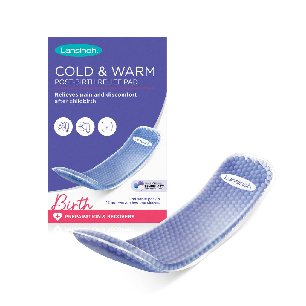 Lansinoh Cold & Warm Post-Birth Relief Reusable Freezer or Microwave Pads for Postpartum Pain After Birth for The First Days of Postnatal Relief Pad - NewNest Australia