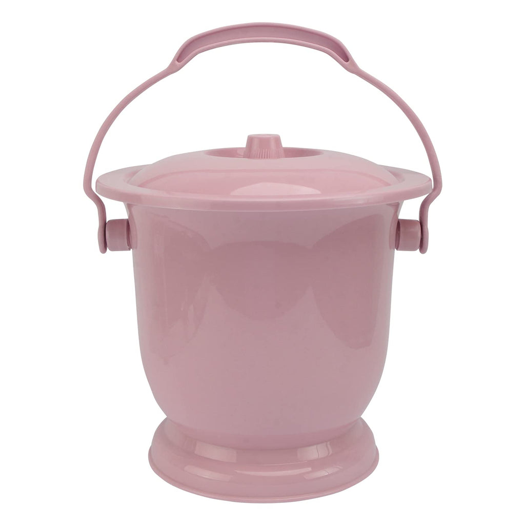 Yardwe Portable Toilet Chamber Pot Children Pregnant Women Female Urine Buckets Adults with Lids Urine Pots Urinals Spittoon Elder Urinals Night Pot Camping Toilet Pink - NewNest Australia