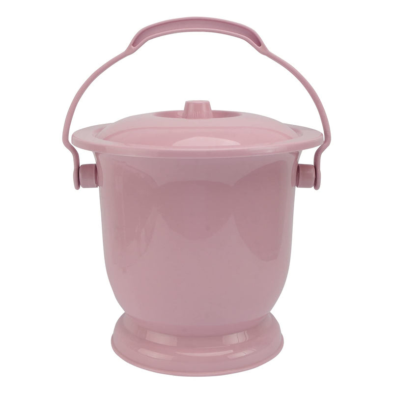 Yardwe Portable Toilet Chamber Pot Children Pregnant Women Female Urine Buckets Adults with Lids Urine Pots Urinals Spittoon Elder Urinals Night Pot Camping Toilet Pink - NewNest Australia