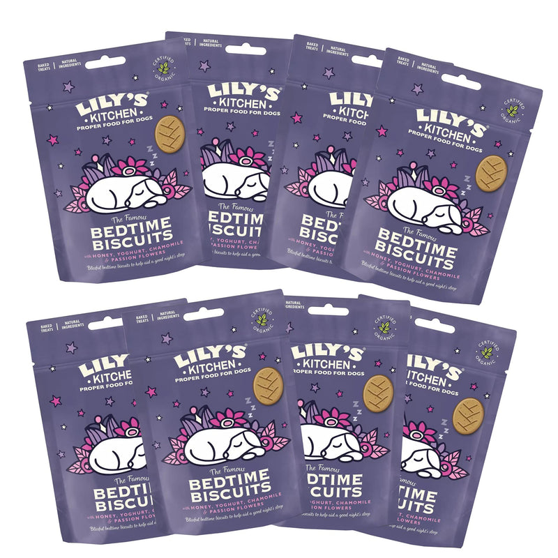 Lily's Kitchen Bedtime Biscuits, Dog Treats, 80g x 8 PACKS - PawsPlanet Australia