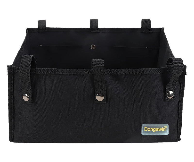 Dongawin Walker Bag Under Seat for Wheel Rollator, Rollator Bag Tote Organizer Pouch Storage to Walkers for Senoirs, Walker Accessories. (large, black) large - NewNest Australia