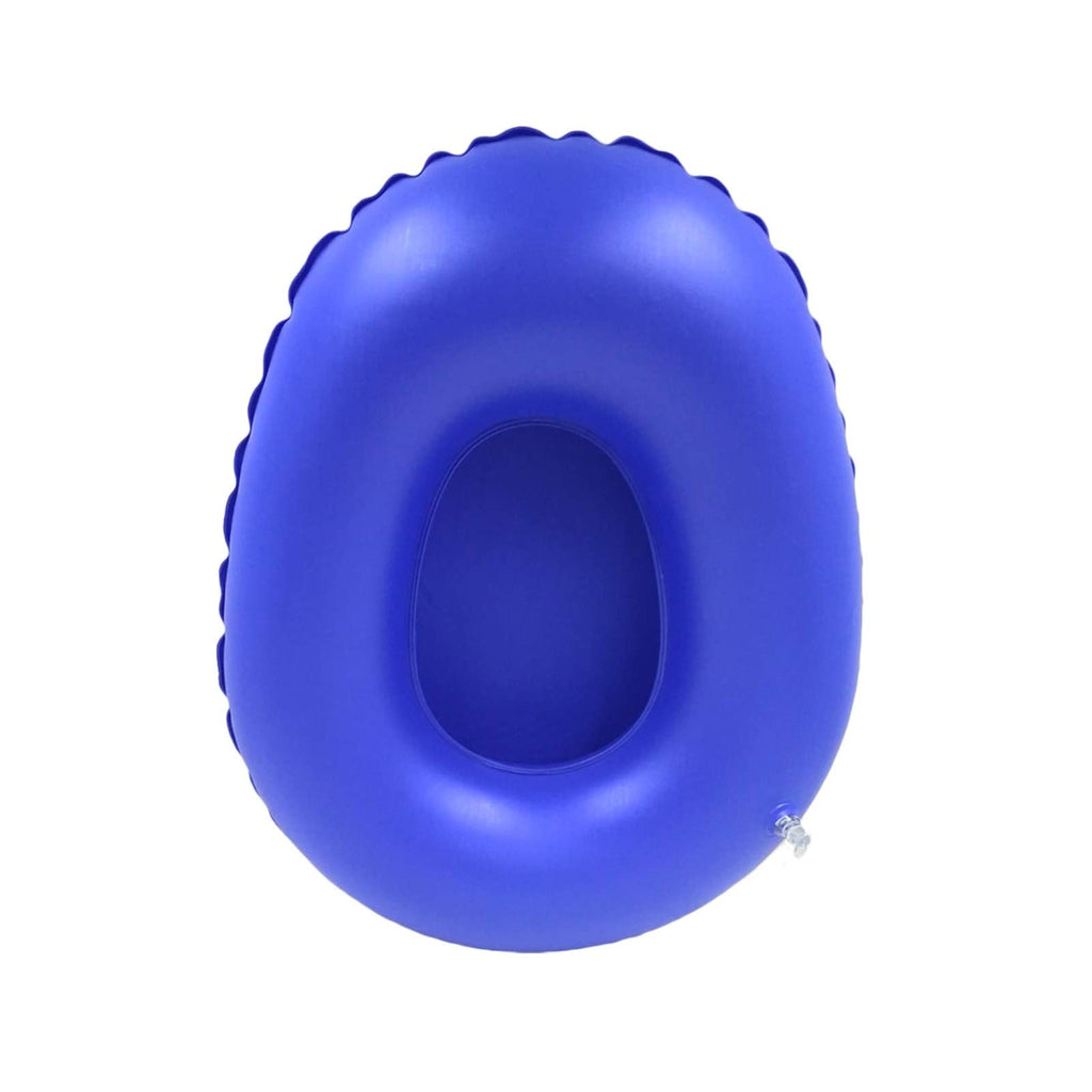 Blue Portable Air Bedpan, Inflatable Cushions Potty for Home Hospital Elderly Bedridden, Washable Air Inflation Bed Pans for Females, Inflatable Stool Toilet Nursing Toilet - NewNest Australia